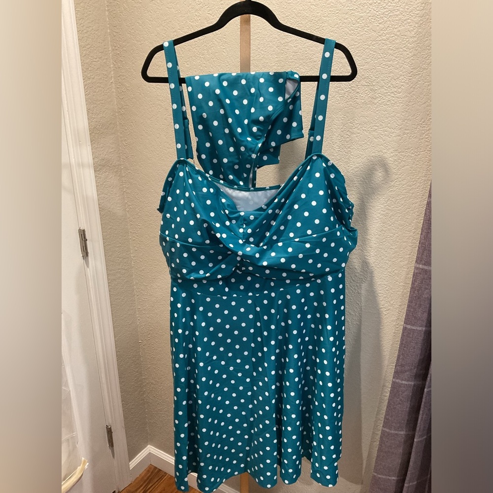 Bloomchic Swim Dress 2 Piece Suit